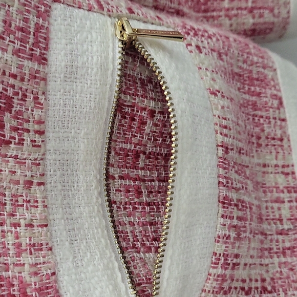 Karl Lagerfeld tweed blazer in bubblegum pink mint condition - Picture 6 of 7